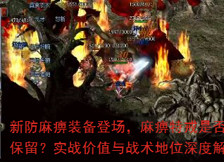 新防麻痹装备登场,麻痹特戒是否仍需保留?实战价值与战术地位深度解析 新防麻痹装备登场,麻痹特戒是否仍需保留?实战价值与战术地位深度解析