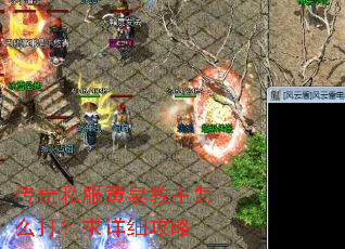 传奇私服黄泉教主怎么打?求详细攻略 传奇私服黄泉教主怎么打?求详细攻略