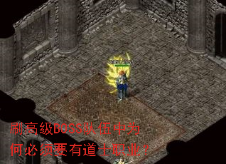 ˢ�߼�BOSS������Ϊ�α���Ҫ�е�ʿְҵ��