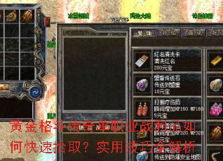 �ƽ�񶷴��浥ְҵս��Ʒ��ο���ʰȡ��ʵ�ü���ȫ����