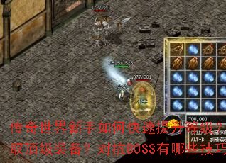 ��������������ο��������ȼ���������ȡ����װ�����Կ�BOSS����Щ���ɣ�