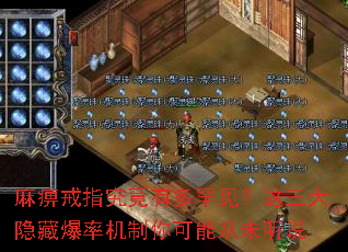 麻痹戒指究竟有多罕见?这三大隐藏爆率机制你可能从未听说 麻痹戒指究竟有多罕见?这三大隐藏爆率机制你可能从未听说