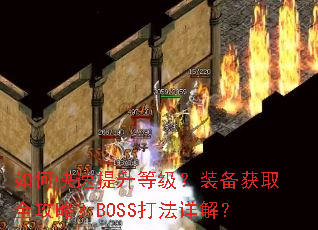 如何快速提升等级?装备获取全攻略?BOSS打法详解? 如何快速提升等级?装备获取全攻略?BOSS打法详解?