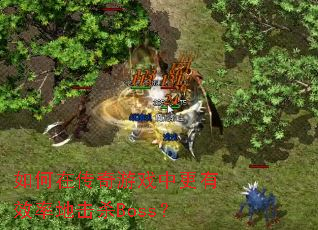 如何在传奇游戏中更有效率地击杀Boss? 如何在传奇游戏中更有效率地击杀Boss?