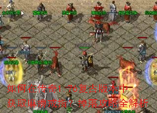 如何在传奇1.76复古版本中获取麻痹戒指?掉落攻略全解析 如何在传奇1.76复古版本中获取麻痹戒指?掉落攻略全解析
