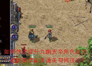 如何快速提升九幽天帝角色战力?最新剧情副本通关有何技巧? 如何快速提升九幽天帝角色战力?最新剧情副本通关有何技巧?
