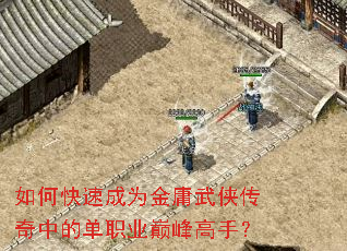 如何快速成为金庸武侠传奇中的单职业巅峰高手? 如何快速成为金庸武侠传奇中的单职业巅峰高手?